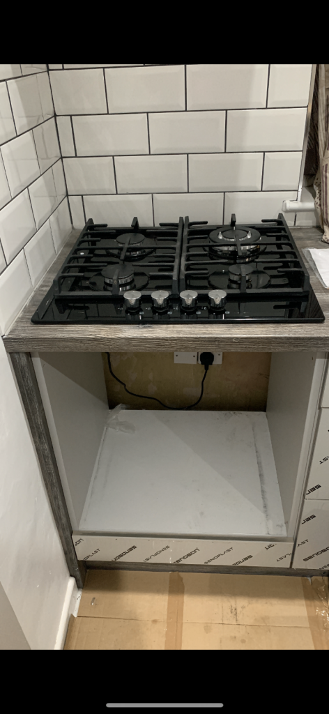 Black Gas Cooker 4 burner 