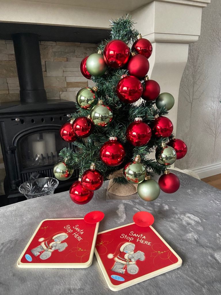 Box Of Christmas Decorations - (27 Pieces………See Description & All Photos For Details) 