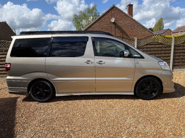 Toyota Alphard campervan for sale.