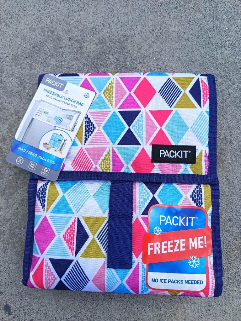 Freezable Lunch Bag ideal for School Caravan Camping Festival