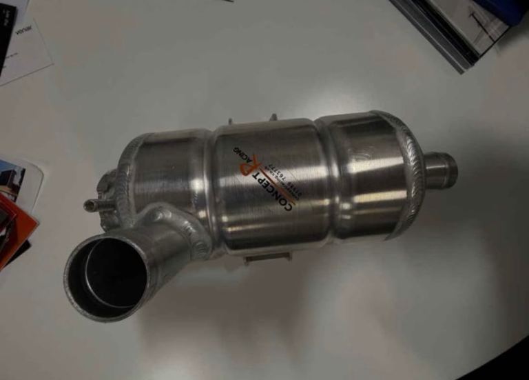 Silver Metal Canister 