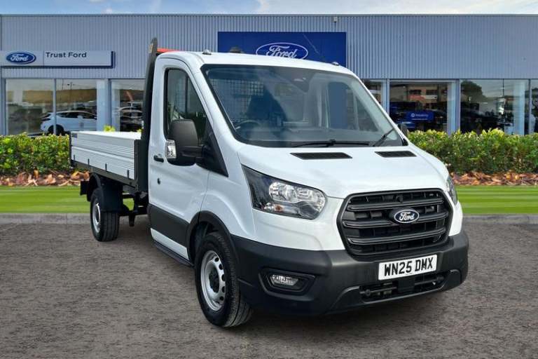 2025 Ford Transit 350 Leader L2 MWB Single Cab Tipper RWD 2.0 EcoBlue 165ps 1 Way DAP, FRONT  Tip...