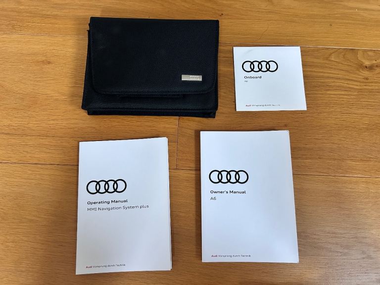 Audi A6 (C7, 2012-1018) Owner’s Manual, with original case