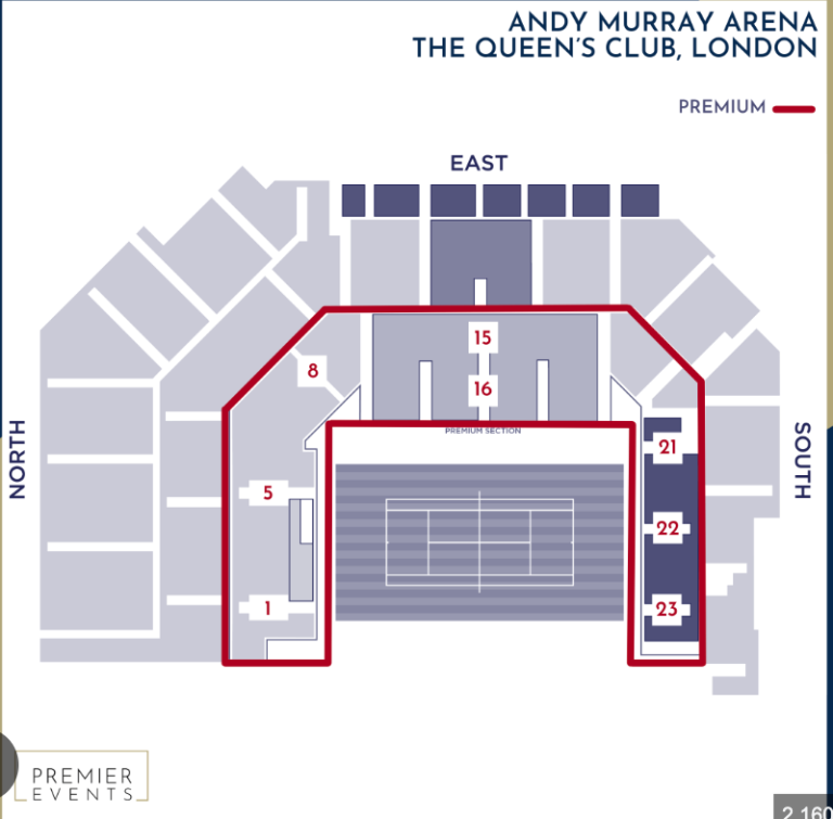 2 x Great Seats - Semi Finals Womens Queens Tennis Club HSBC Championship Saturday June 13th