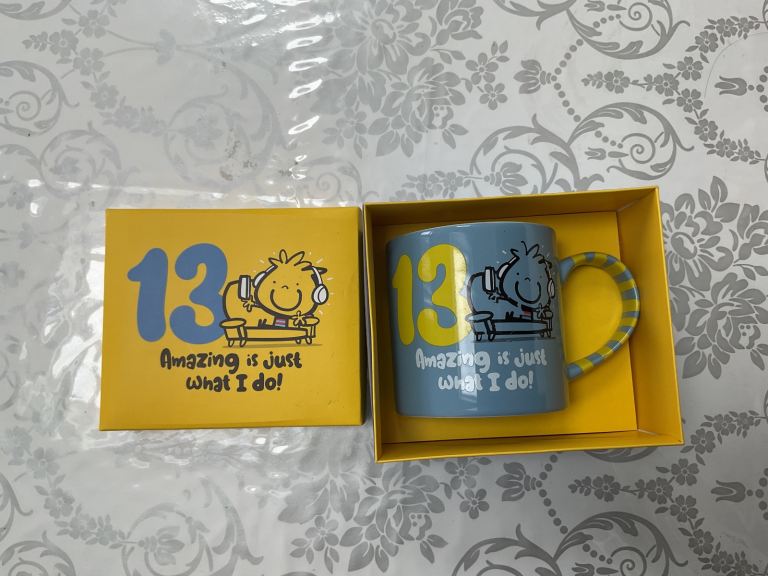  13th Birthday Mug - "Amazing is just what I do!"
