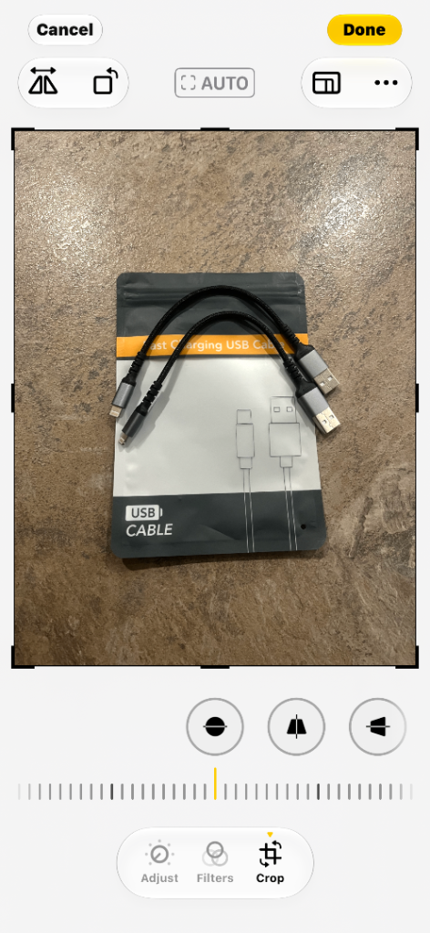 Iphone Lightning to USB-A Charging Cables.15cm. Mfi.New, Black – 1 Pair as photo.