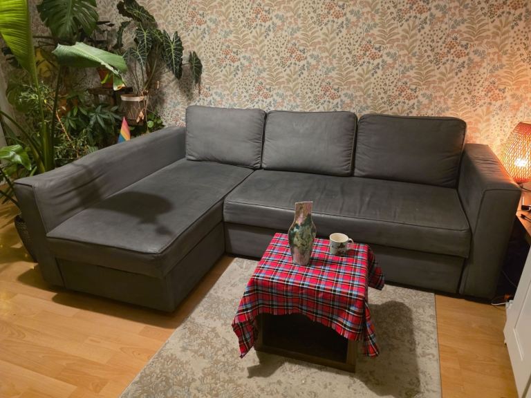 Comfortable Corner Sofa Bed with Storage – £200 (Pick Up Only, E1W)
