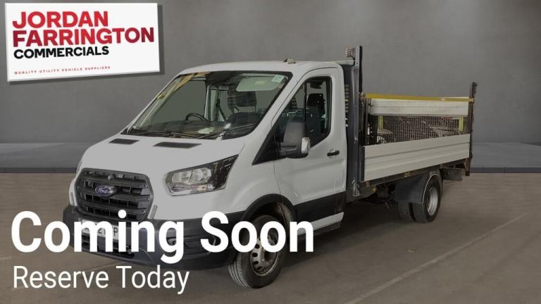 2022 FORD TRANSIT 2.0 350 TRAFFIC MANAGEMENT SPEC DROPSIDE WITH TAIL LIFT