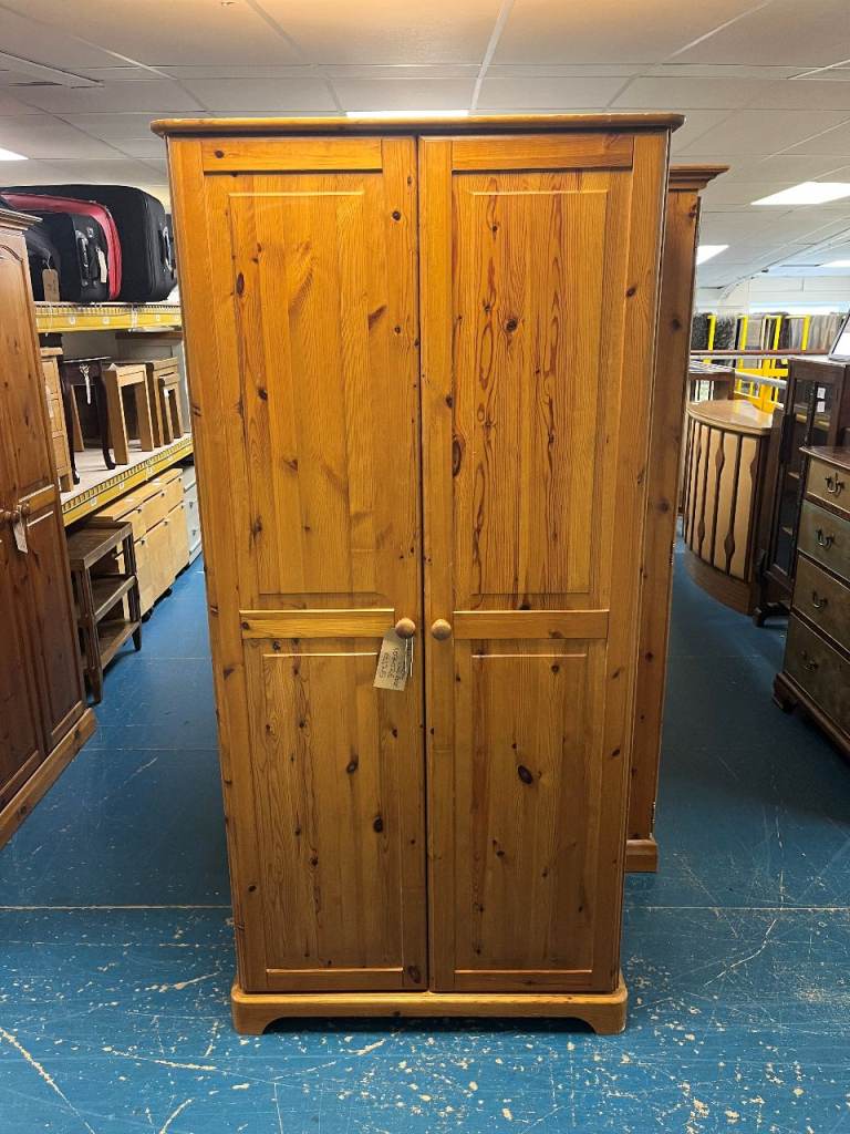 Pine Double Wardrobe TCL Reuse 107026