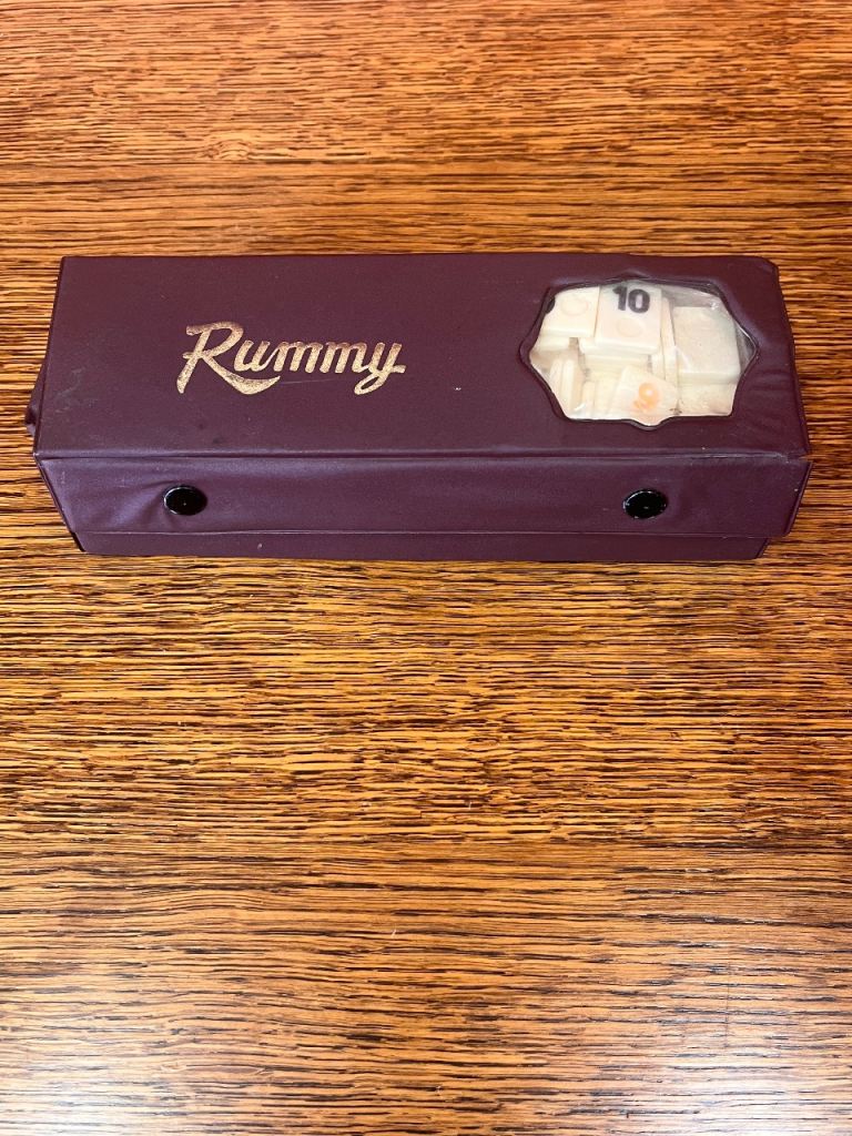 Vintage Rummy Tile Game in Case Unused
