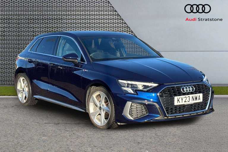 2023 Audi A3 30 TFSI S Line 5dr S Tronic Hatchback Petrol Automatic