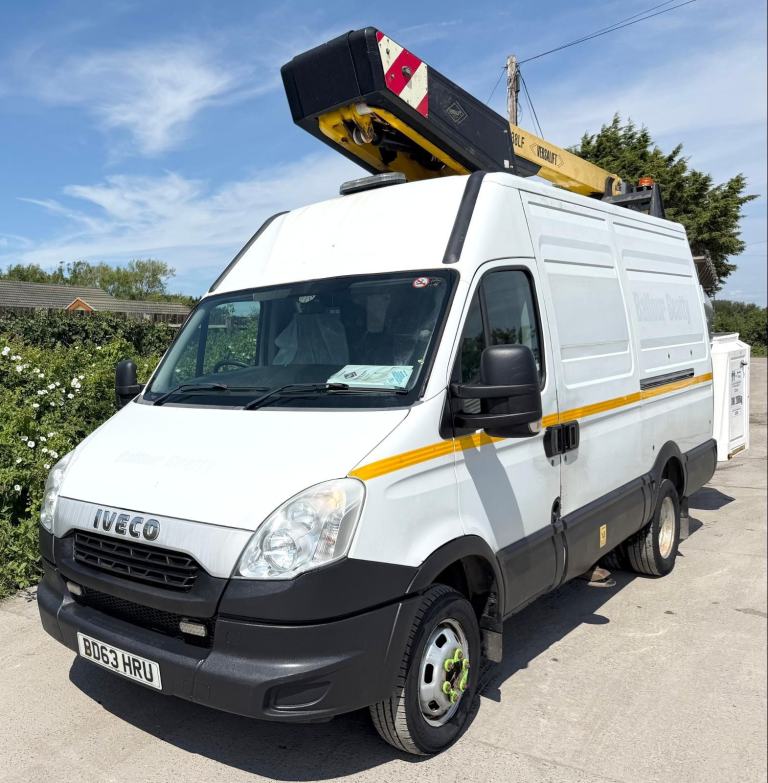 2013 IVECO DAILY 50C15 ACCESS PLATFORM CHERRY PICKER VERSALIFT 38 LF U-LEZ COMP