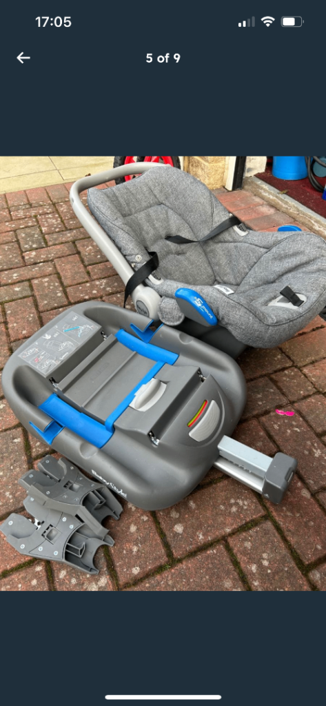 Full set car seat, isofix base, pram, bassinet stroller