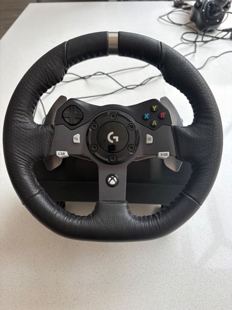 Logitech GN20 steering wheel, shifter and pedals