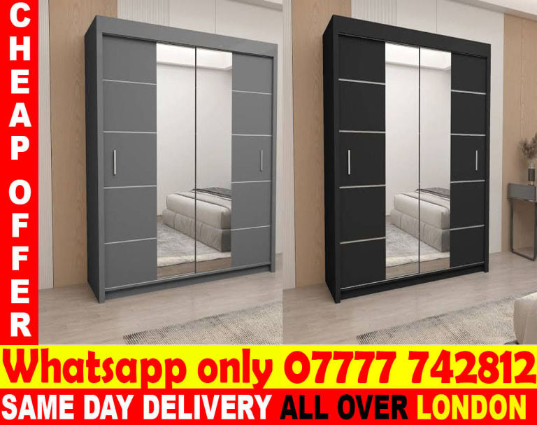 - FREE DELIVERY - WARDROBE 2 DOR AND 3 DOR BRAND NEW (tefdsg