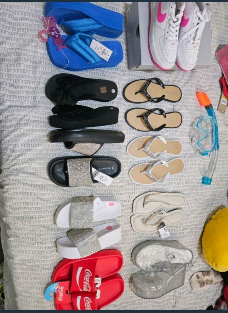 Ladies sandals flip flops sliders summer