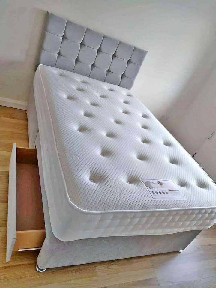 Divan Double (Single + King Size) Bed+Mattress CLEARANCE SALE ON BRAND NEW BEDS WITH MATTRESSES