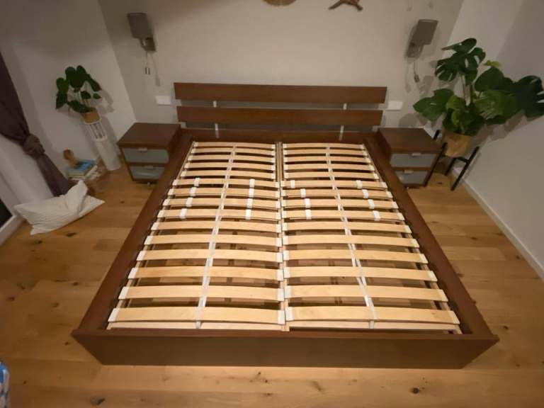 IKEA DOUBLE BED FRAME DELIVERY AVAILABLE TODAY 