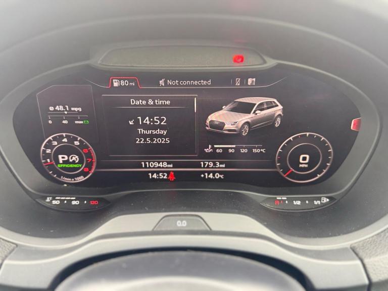 2016 Audi A3 2.0 TFSI S line Sportback S Tronic Euro 6 (s/s) 5dr HATCHBACK Petrol Automatic