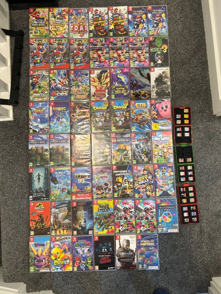 Large Bundle of Nintendo Switch Games 