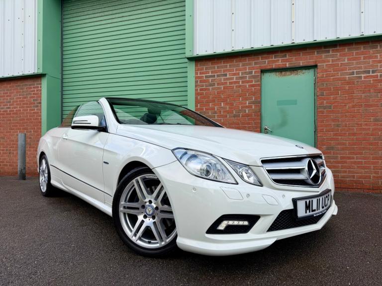 2011 (11) MERCEDES E220 CDI SPORT CONVERTIBLE AUTO 73,000 MILES 1 LADY OWNER