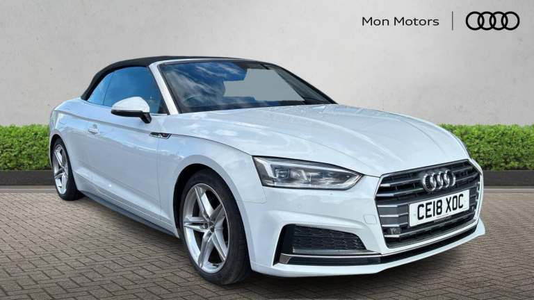 2018 Audi A5 Cabriolet 2.0 TDI S line S Tronic Euro 6-door Convertible Diesel Automatic