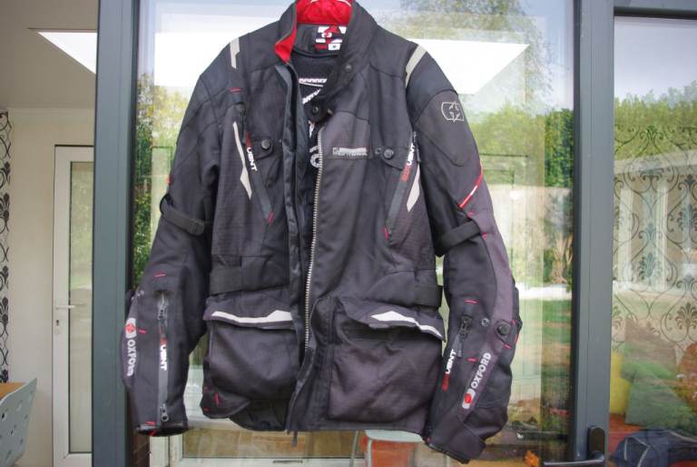 Oxford Montreal 2.0 Mens Motorcycle Jacket medium 40 in black