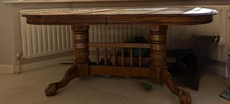 Solid Oak Dining Room Set
