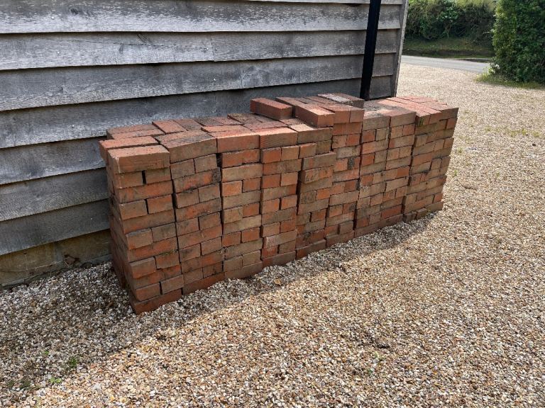 Used Red Bricks - Good Condition for Garden or Building Projects