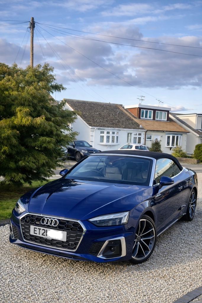 Audi A5 Convertible Stunning 42k miles 2021 plate