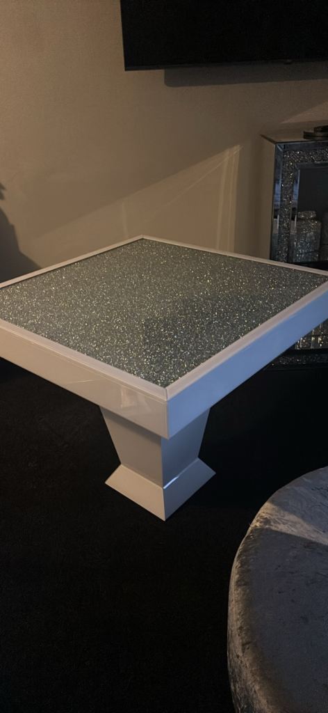 £60 crushed diamond table excellent cond 