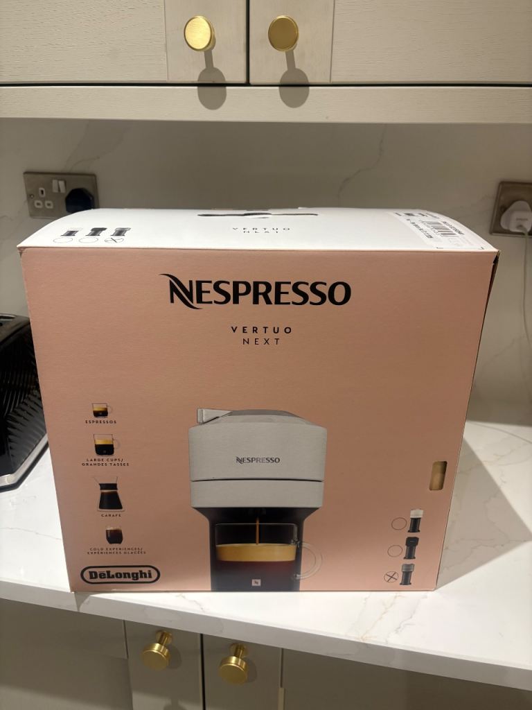 Unwanted Gift - Nespresso Vertuo Next Coffee Machine by De'Longhi - Dark Grey, Brand New