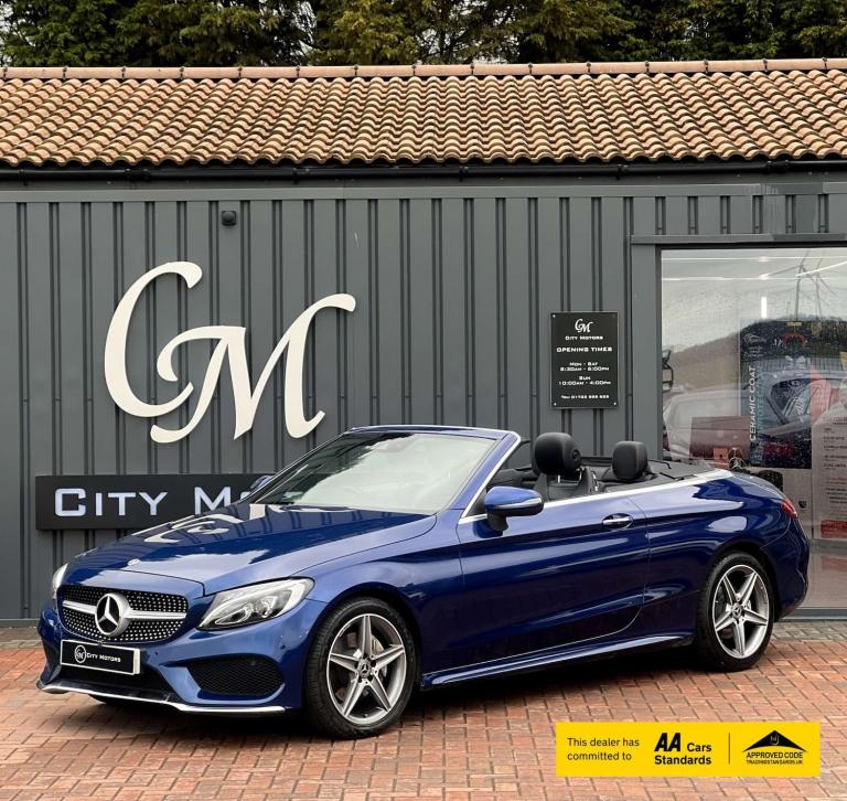 2017 Mercedes-Benz C Class 2.0 C 200 AMG Line Auto 2dr Convertible Petrol Automatic