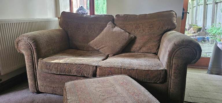 FREE Sofa + Matching Footstool