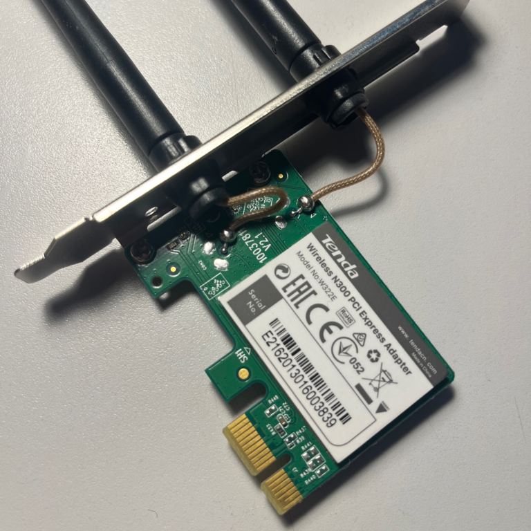 Tenda N300 Wireless PCI Express Adapter W322E