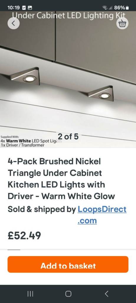 Kitchen led lights x 10
