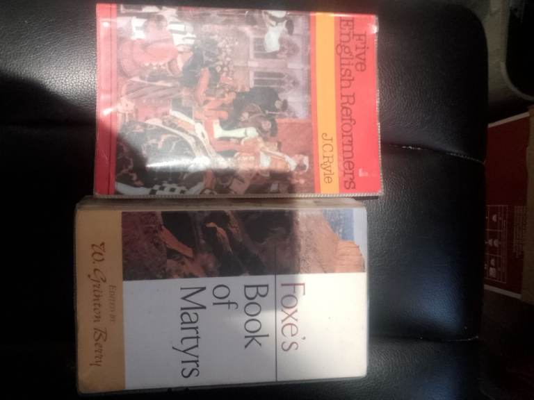 England's Saints Martyrs and Reformers, 4to 500 year old writings. Both famous, respected Authors 