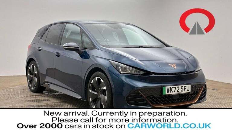 2022 Cupra Born 58kWh V2 Hatchback 5dr Electric Auto (204 ps) Hatchback ELECTRIC Automatic