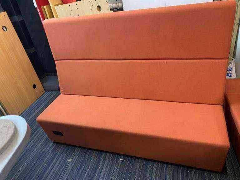 Restaurant Canteen Dining Booth Cubicles Partition Reception seating sofa chair