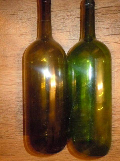 RARE MAGNUM AND FREIXENET DIAMOND DESIGN EMPTY WINE BOTTLES 