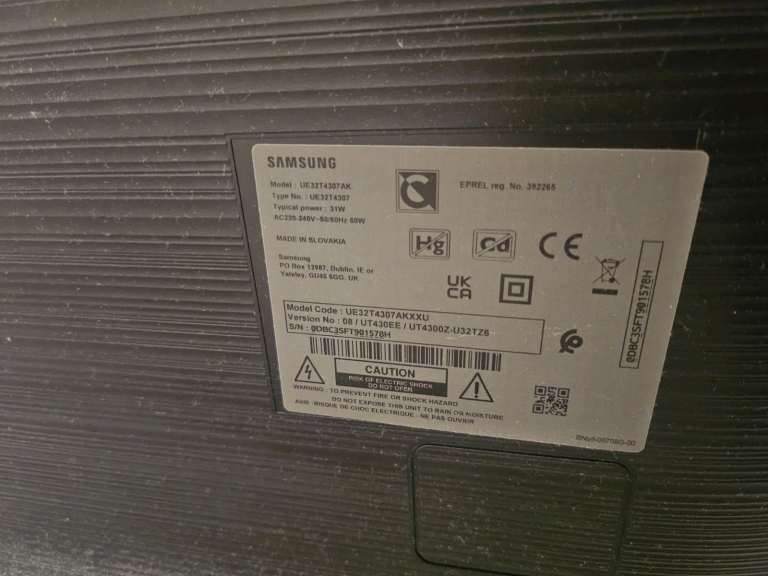 Samsung 32-inch Smart TV UE32T4300AK – Good Condition