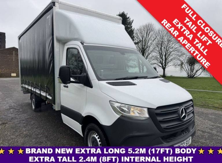2023 Mercedes Sprinter 2.1 315Cdi 3.5t. NEW 5.2m (17ft)  Curtainside, Tail Lift 