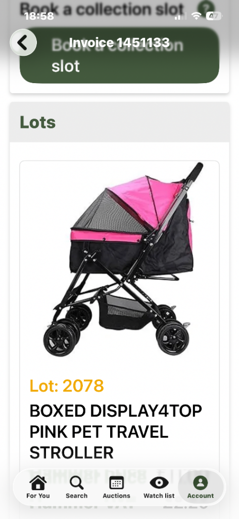 Dog stroller new