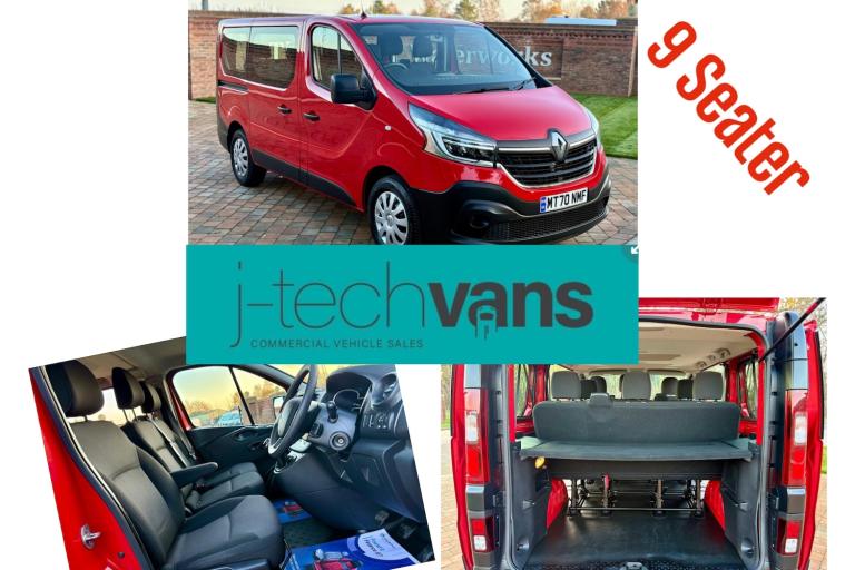 2020 Renault Trafic SL28 ENERGY dCi 120 Business 9 Seater Minibus MPV Diesel Manual