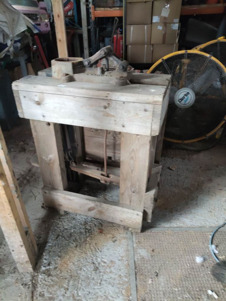 image for Antique firewood bundling machine 100 years old 