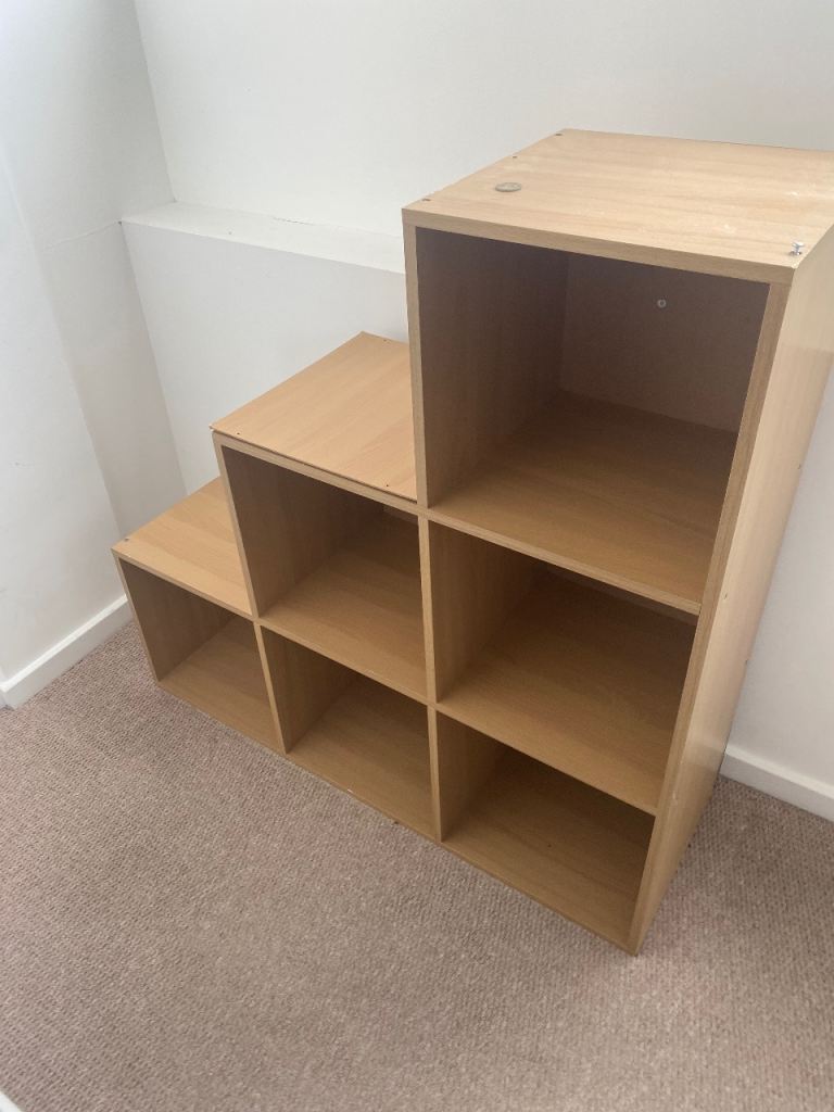 Wooden Cube Storage Unit - Good Condition