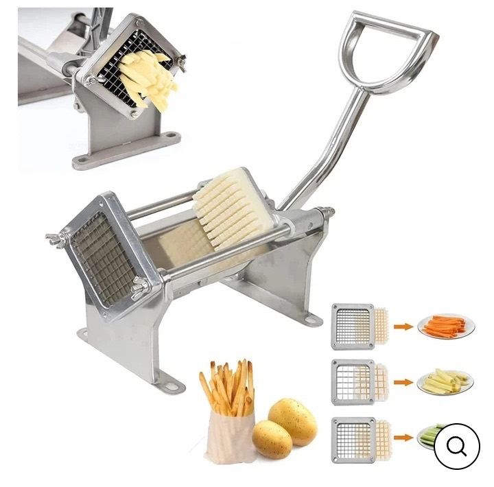 Commercial potato chipper manual chopper 3 blades