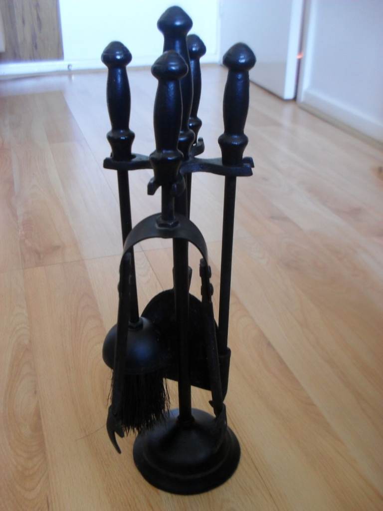 Fireplace stove companion tool set