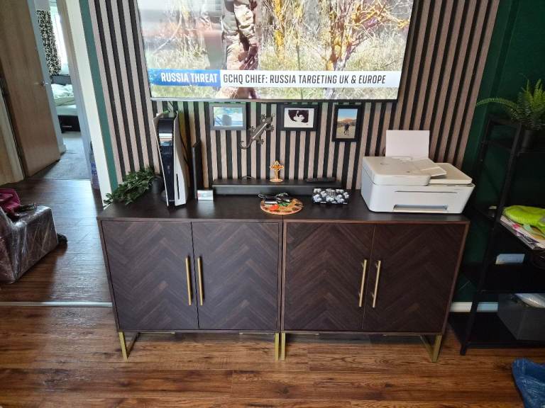 Metal 2 - Door Rectangle Accent Cabinet