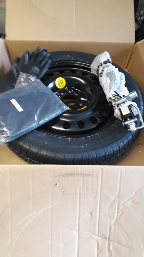 Nissan qashqai space saver wheel and tyre 